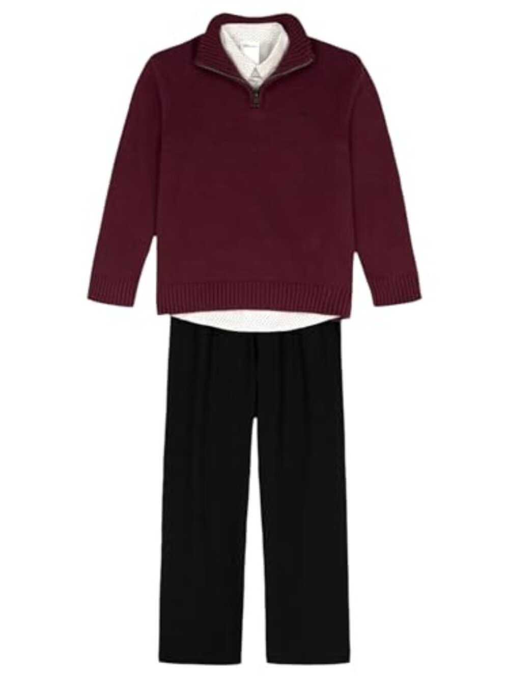 Calvin Klein Boys' 3-Piece Sweater Set w/Matching Button-Down Shirt and Pant NWT